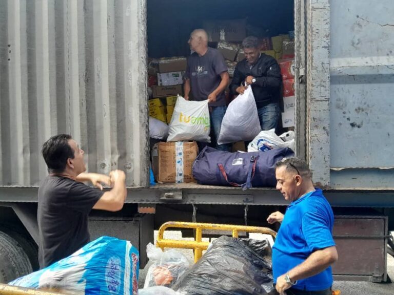 Donativos para oriente